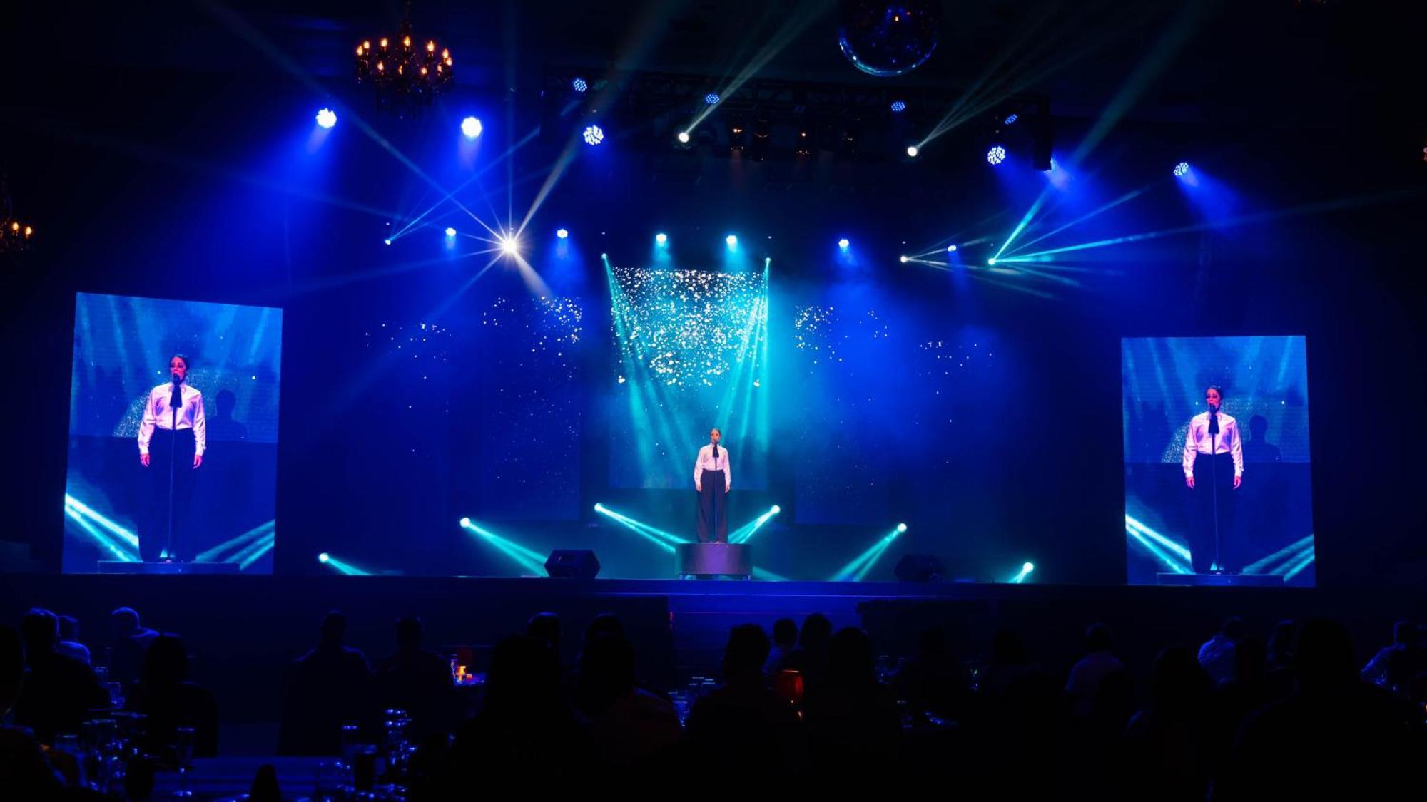 The Pyramid Cancun By Oasis Exteriér fotografie The stage of the 2015 Asian Games closing ceremony
